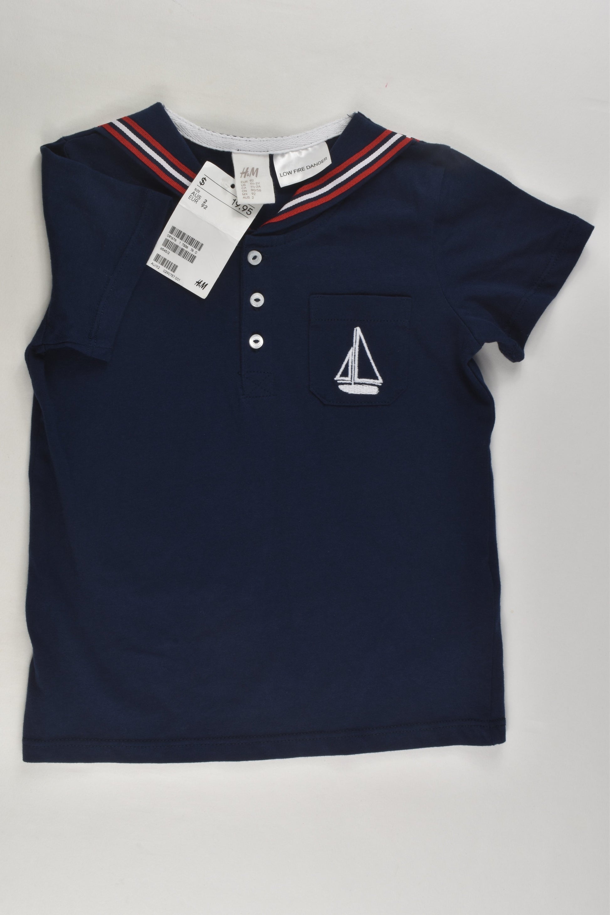 NEW H&M Size 2 Nautical T-shirt