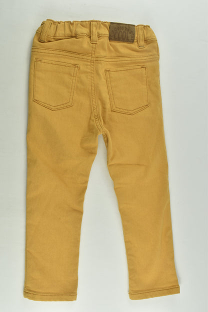 NEW H&M Size 2 Stretchy Mustard Pants