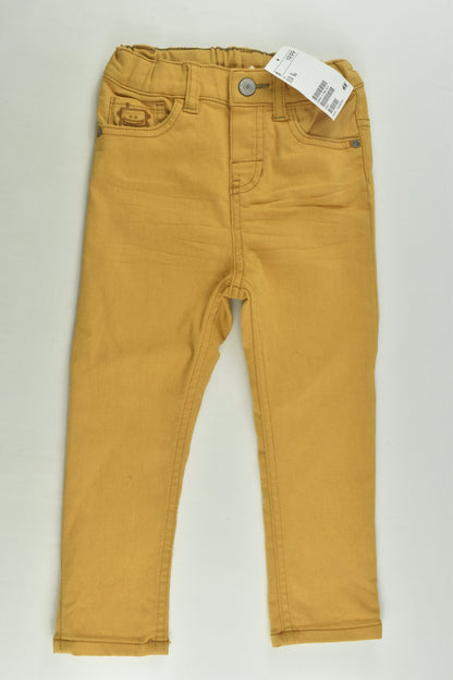 NEW H&M Size 2 Stretchy Mustard Pants