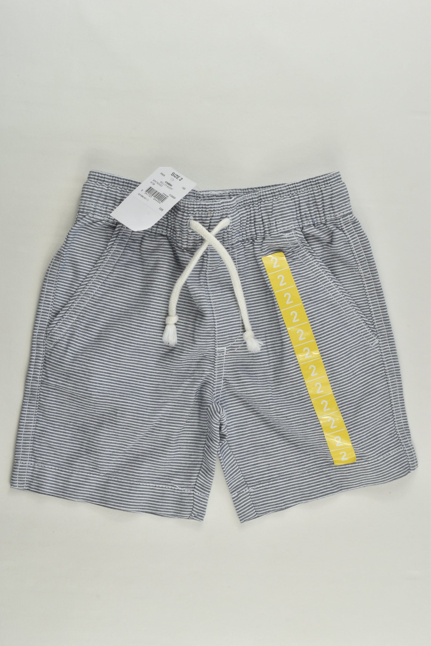 NEW H&T Size 2 Striped Lightweight Shorts