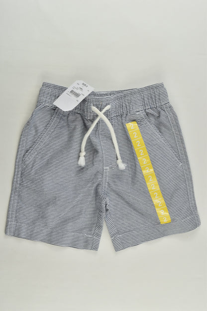 NEW H&T Size 2 Striped Lightweight Shorts