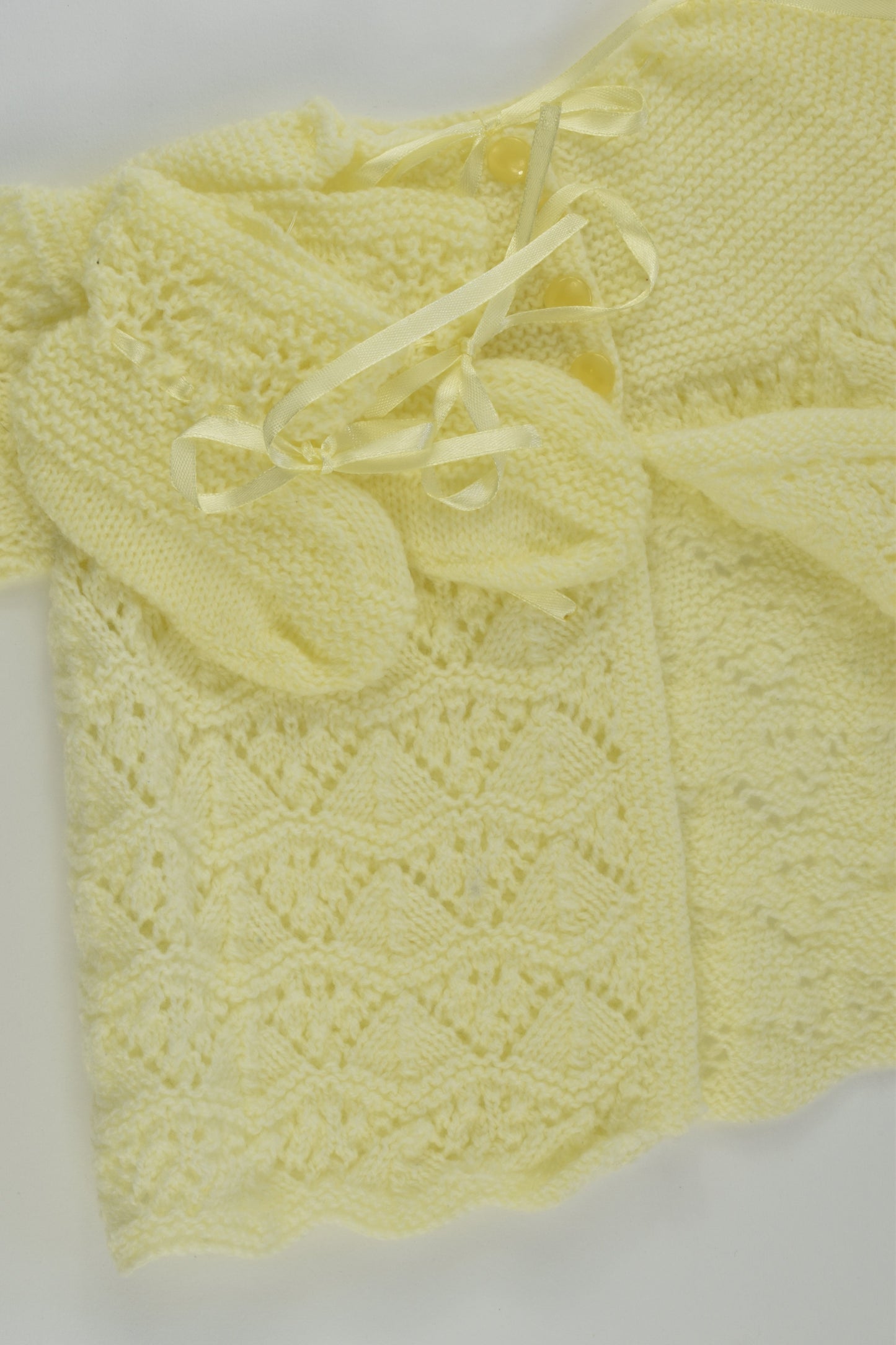 NEW Handmade Size 00 Knit Cardigan and Booties