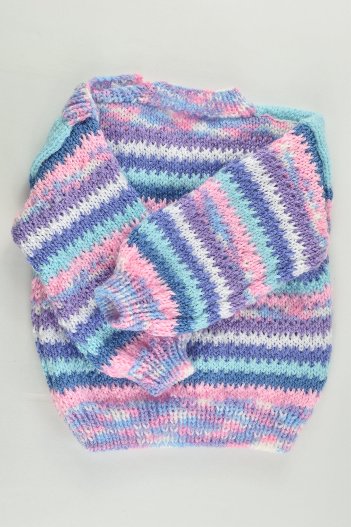 NEW Handmade Size approx 0-1 Knitted Jumper