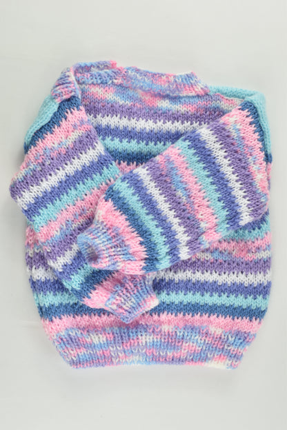 NEW Handmade Size approx 0-1 Knitted Jumper