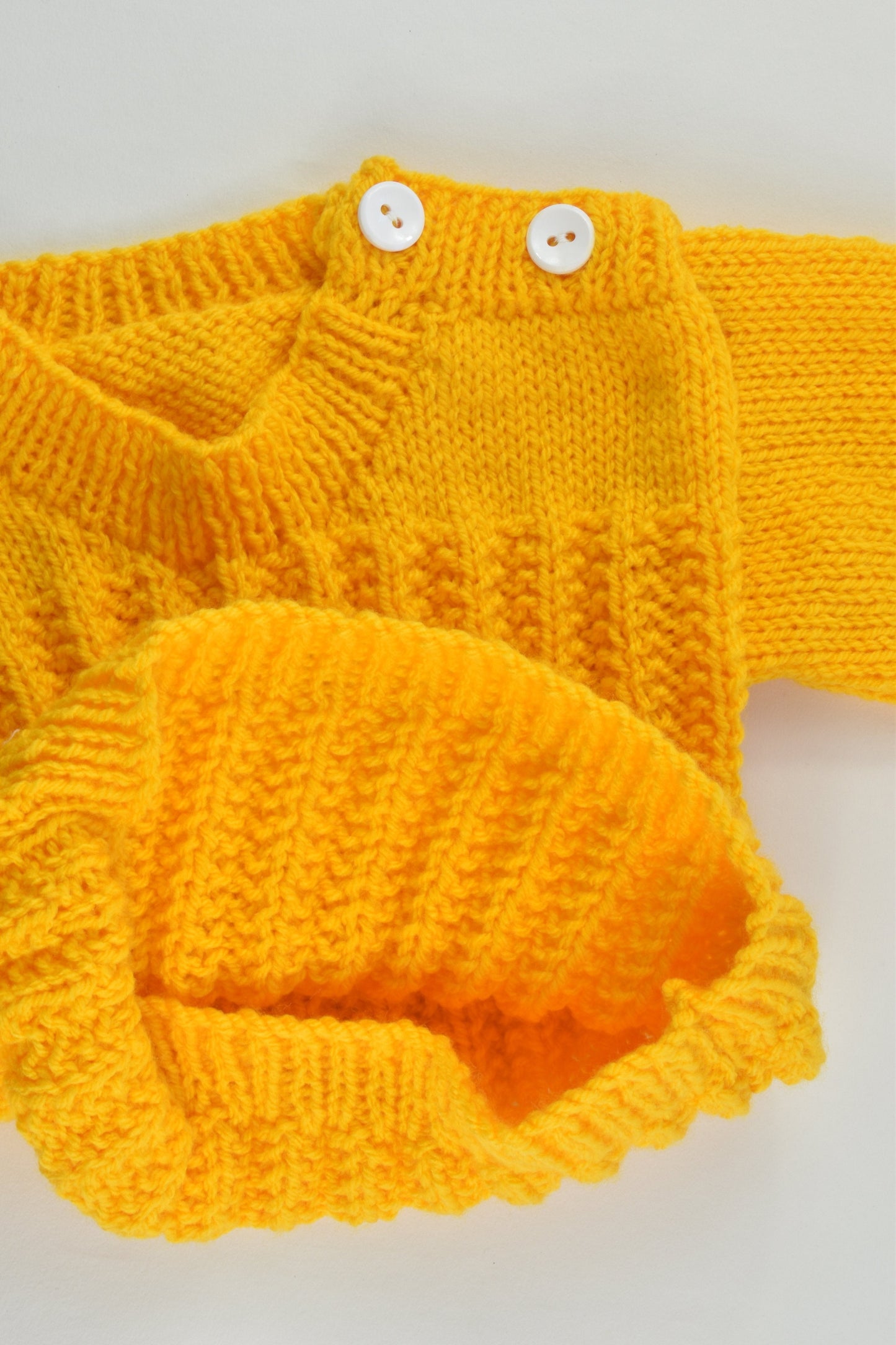 NEW Handmade Size approx 00 Knitted Jumper