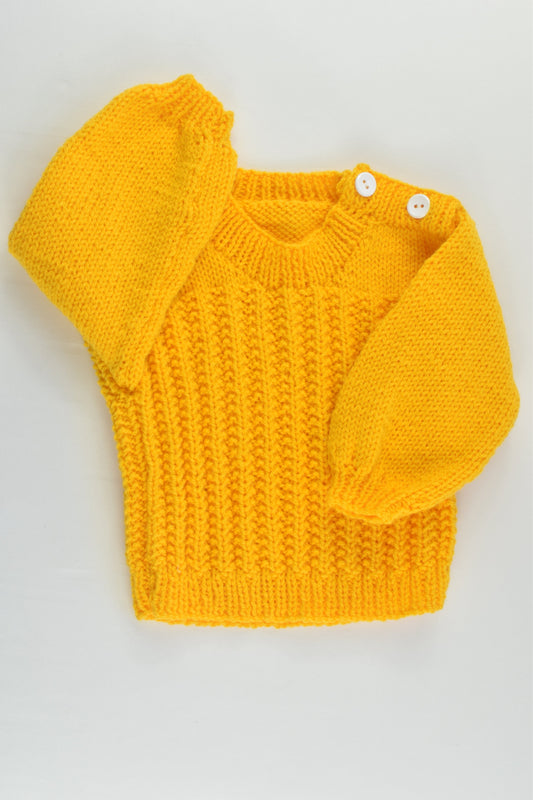 NEW Handmade Size approx 00 Knitted Jumper