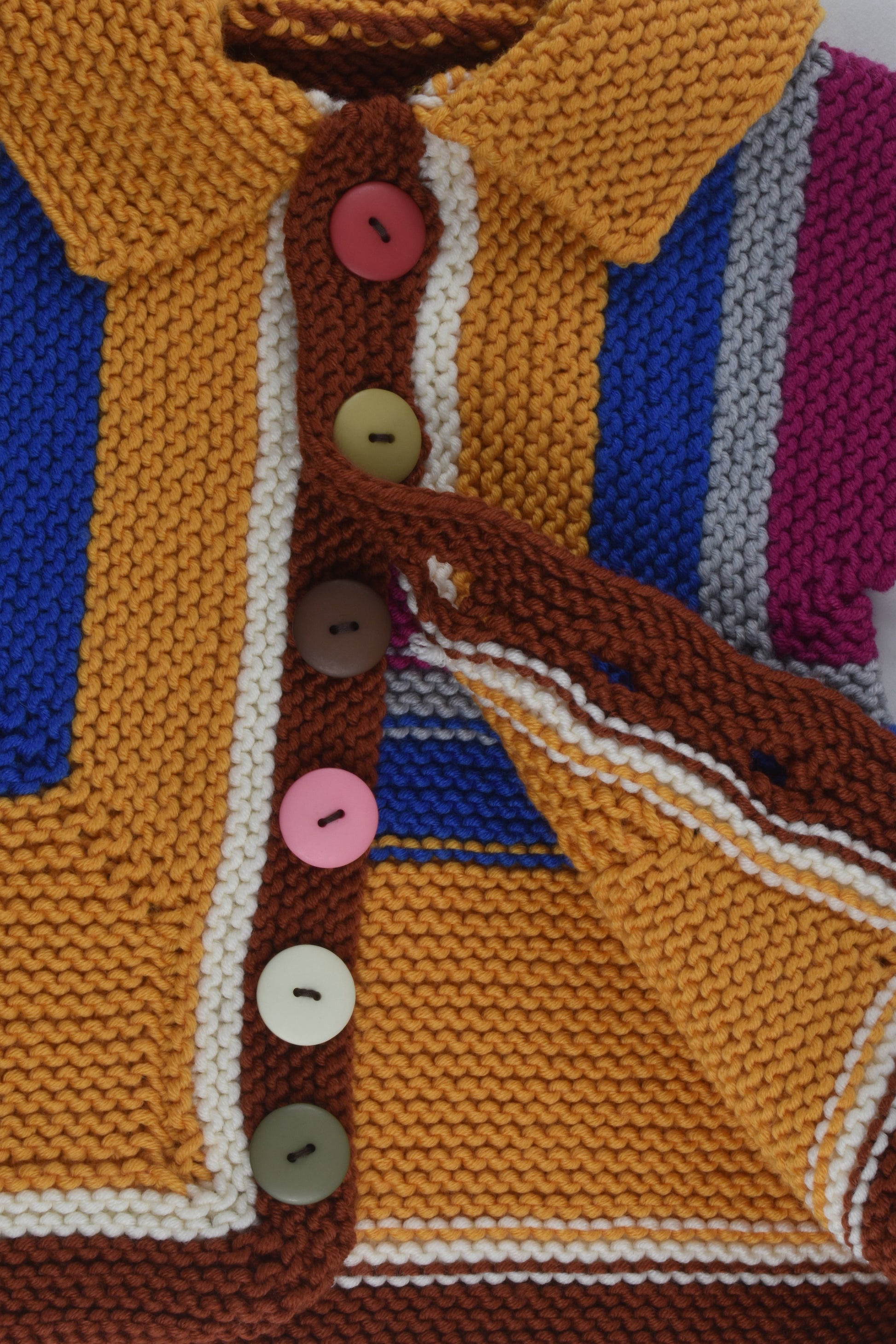 NEW Handmade Size approx 1 Knit Cardigan