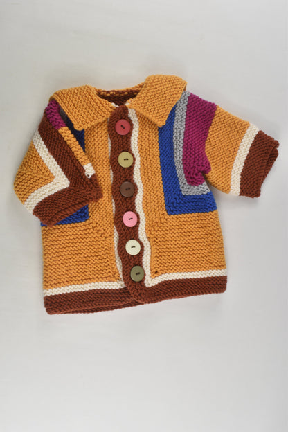 NEW Handmade Size approx 1 Knit Cardigan