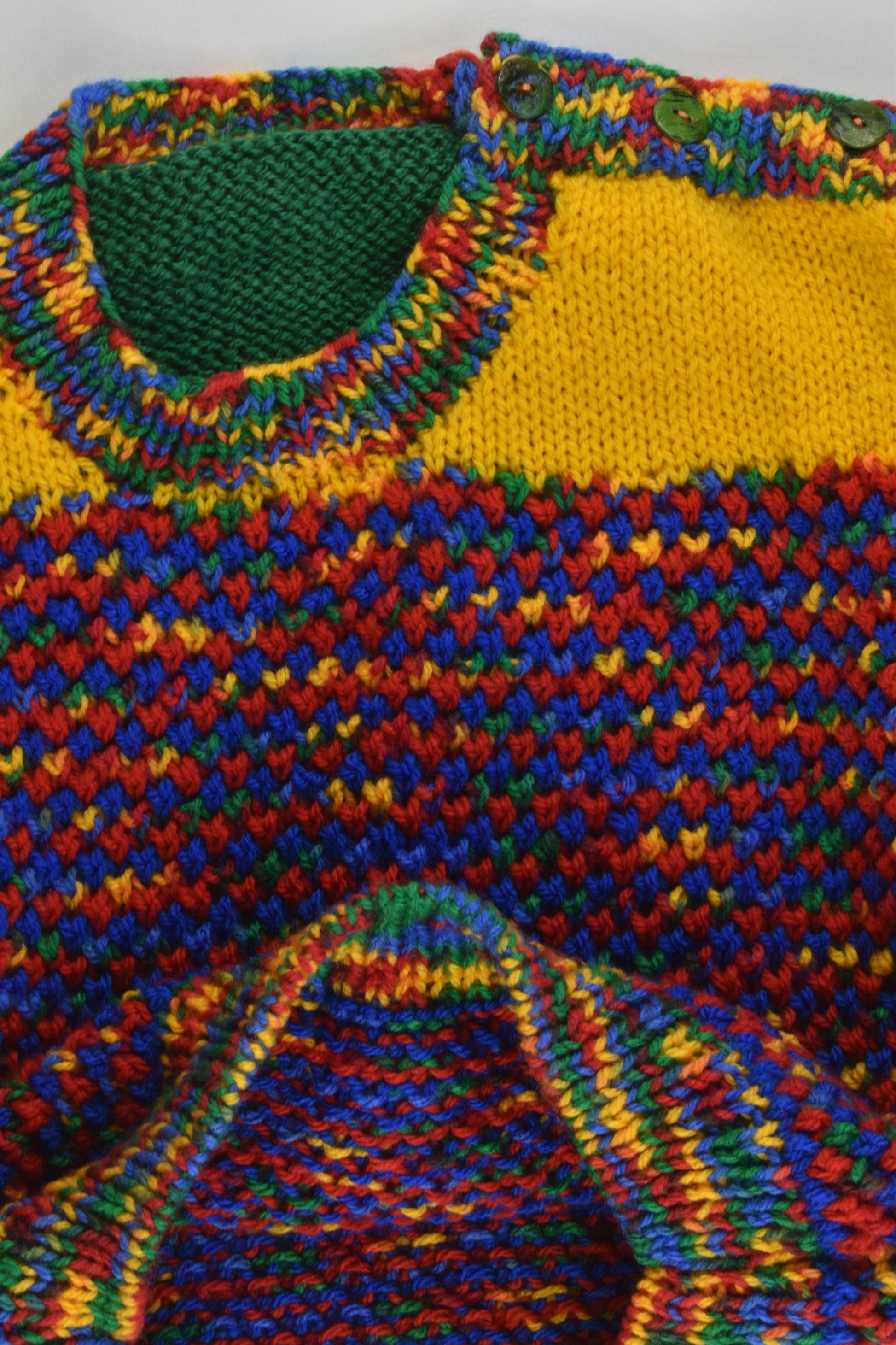 NEW Handmade Size approx 2-3 Knitted Jumper