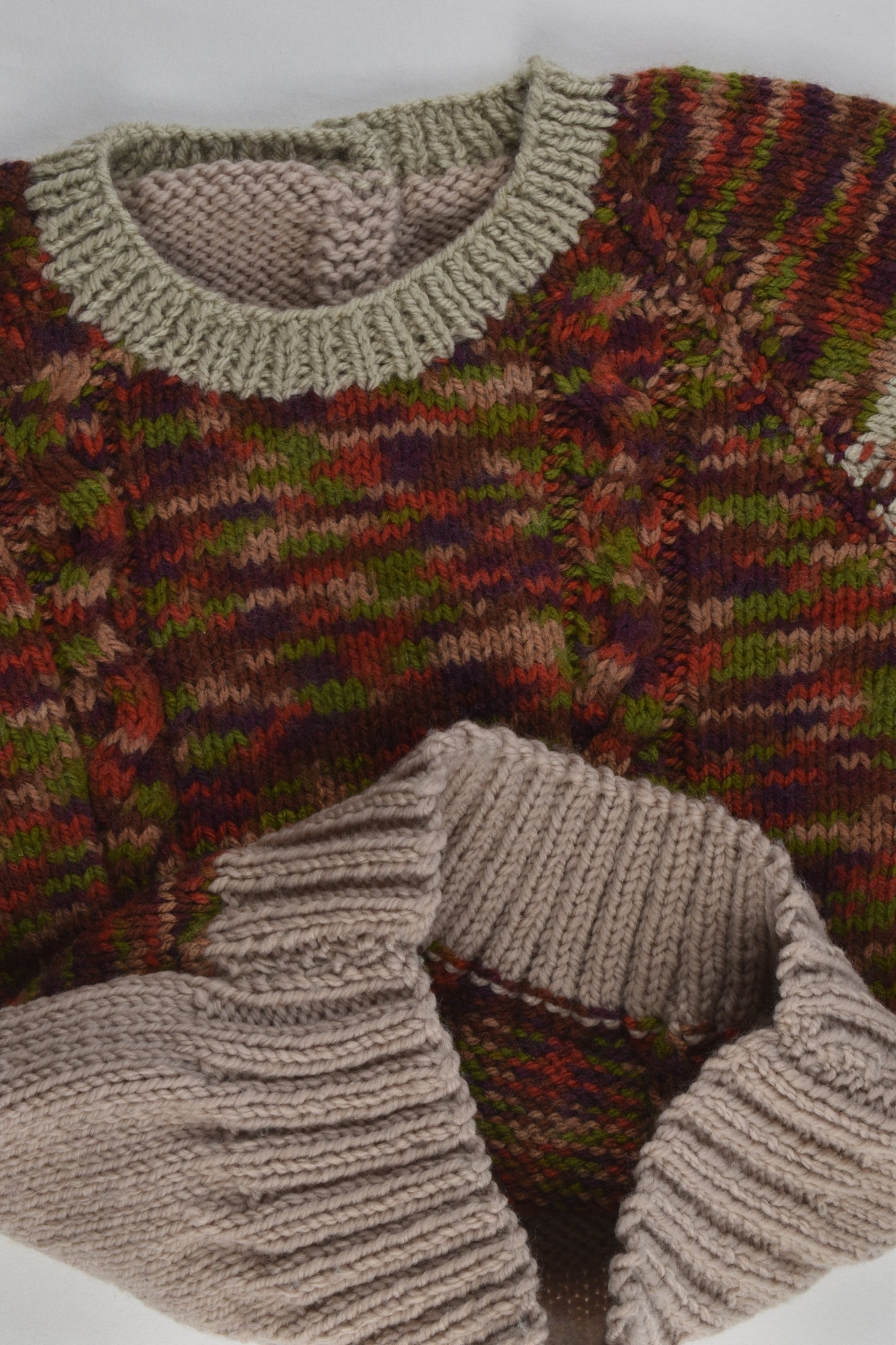 NEW Handmade Size approx 2-3 Knitted Jumper