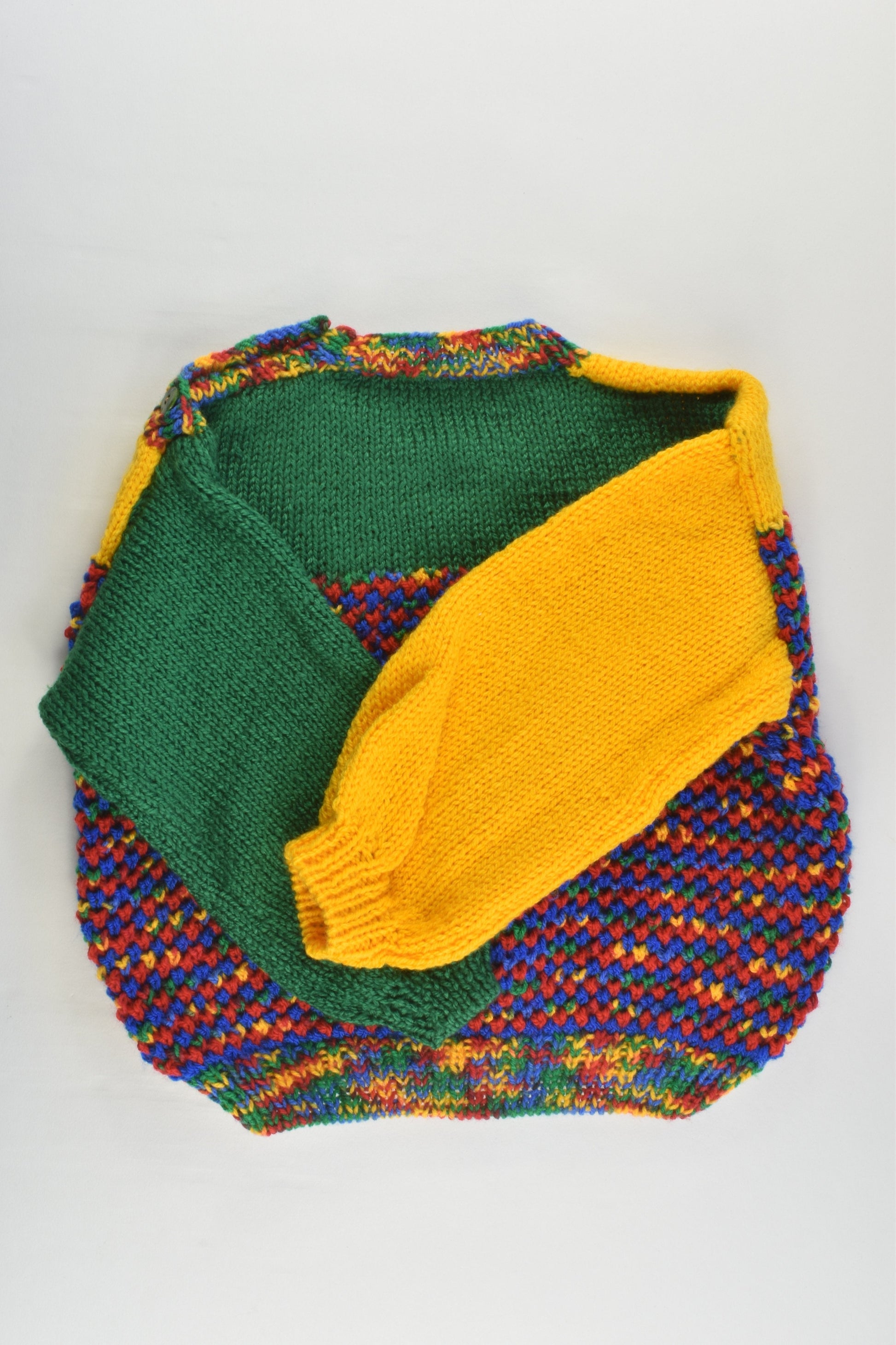 NEW Handmade Size approx 2-3 Knitted Jumper