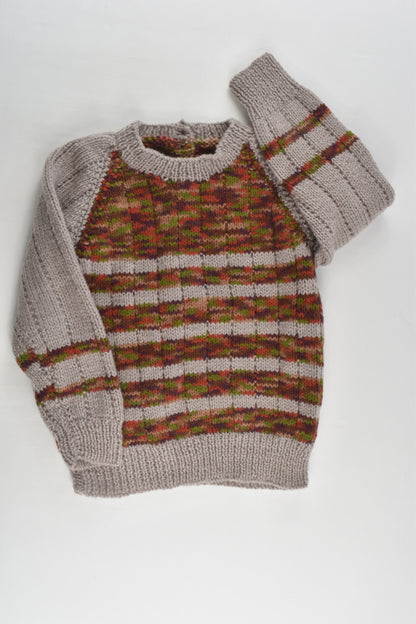 NEW Handmade Size approx 2-3 Knitted Jumper