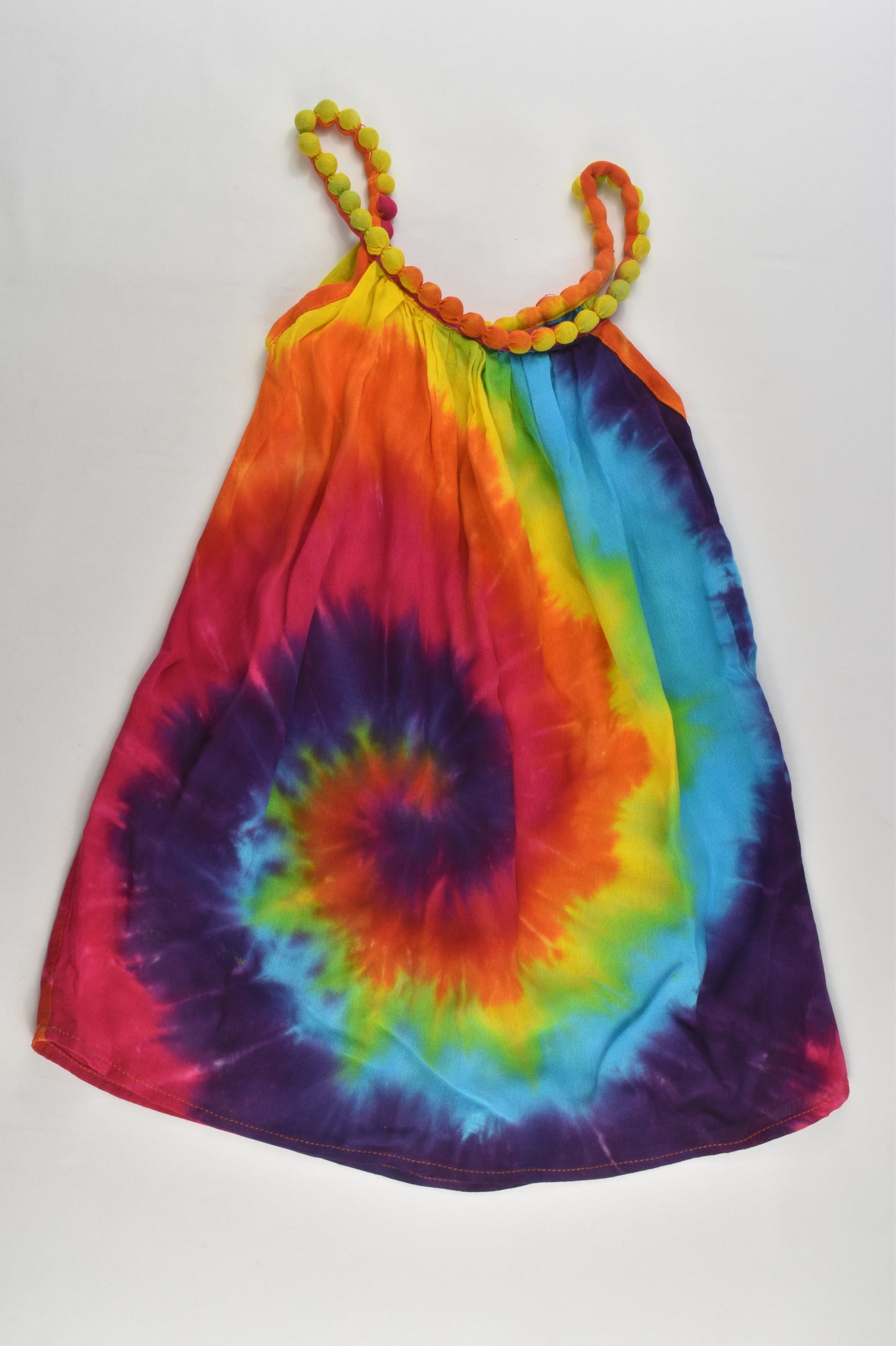 NEW Handmade Size approx 2 Tie-Dye Dress