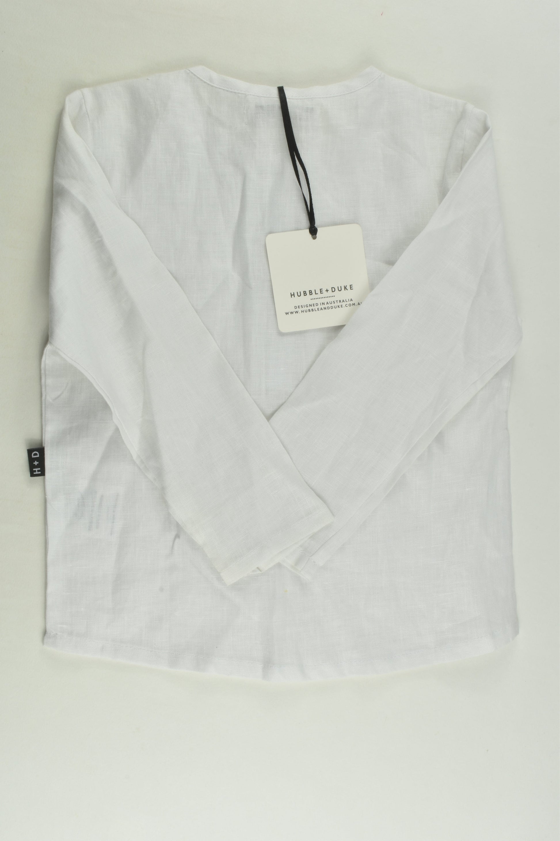 NEW Hubble & Duke Size 6 Linen Shirt