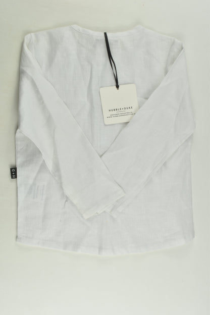 NEW Hubble & Duke Size 6 Linen Shirt