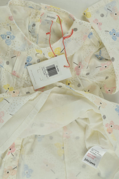 NEW John Lewis Size 1 Lined Floral Tunic/Blouse