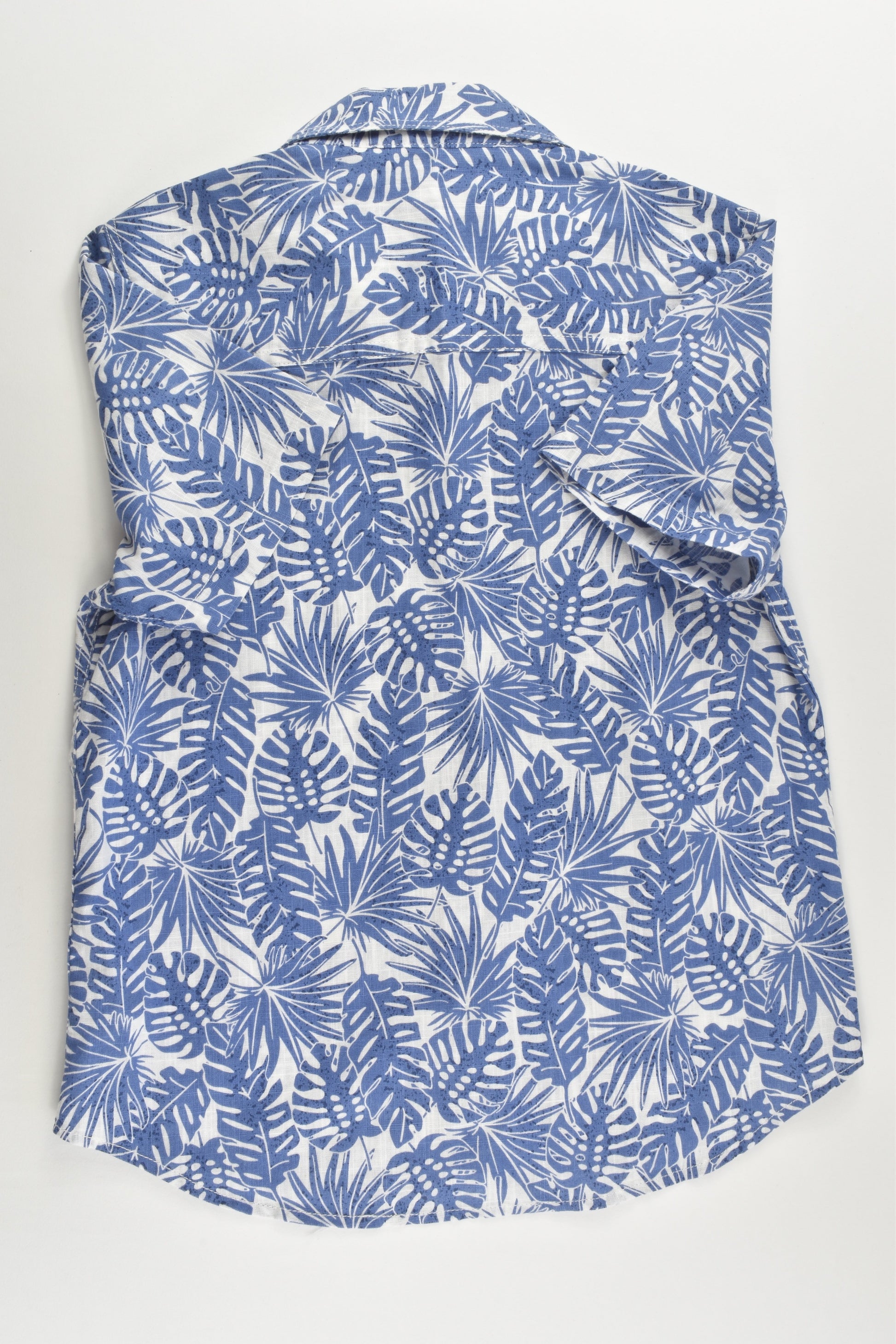 NEW Just Jeans Size 8 Linen Look Shirt Tropical