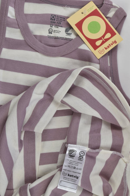 NEW Katvig (For The Love Of Earth) Size 8 Organic Striped Dress