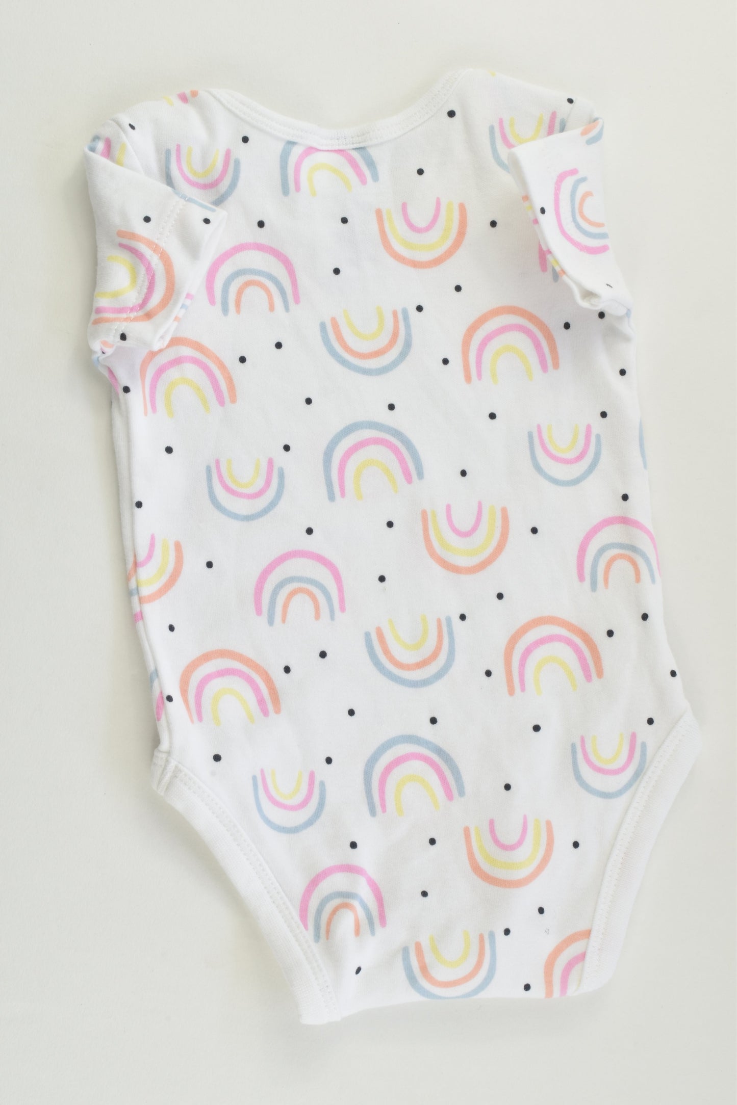 NEW Kids & Co Size 000 (0-3 months) Rainbow Bodysuit