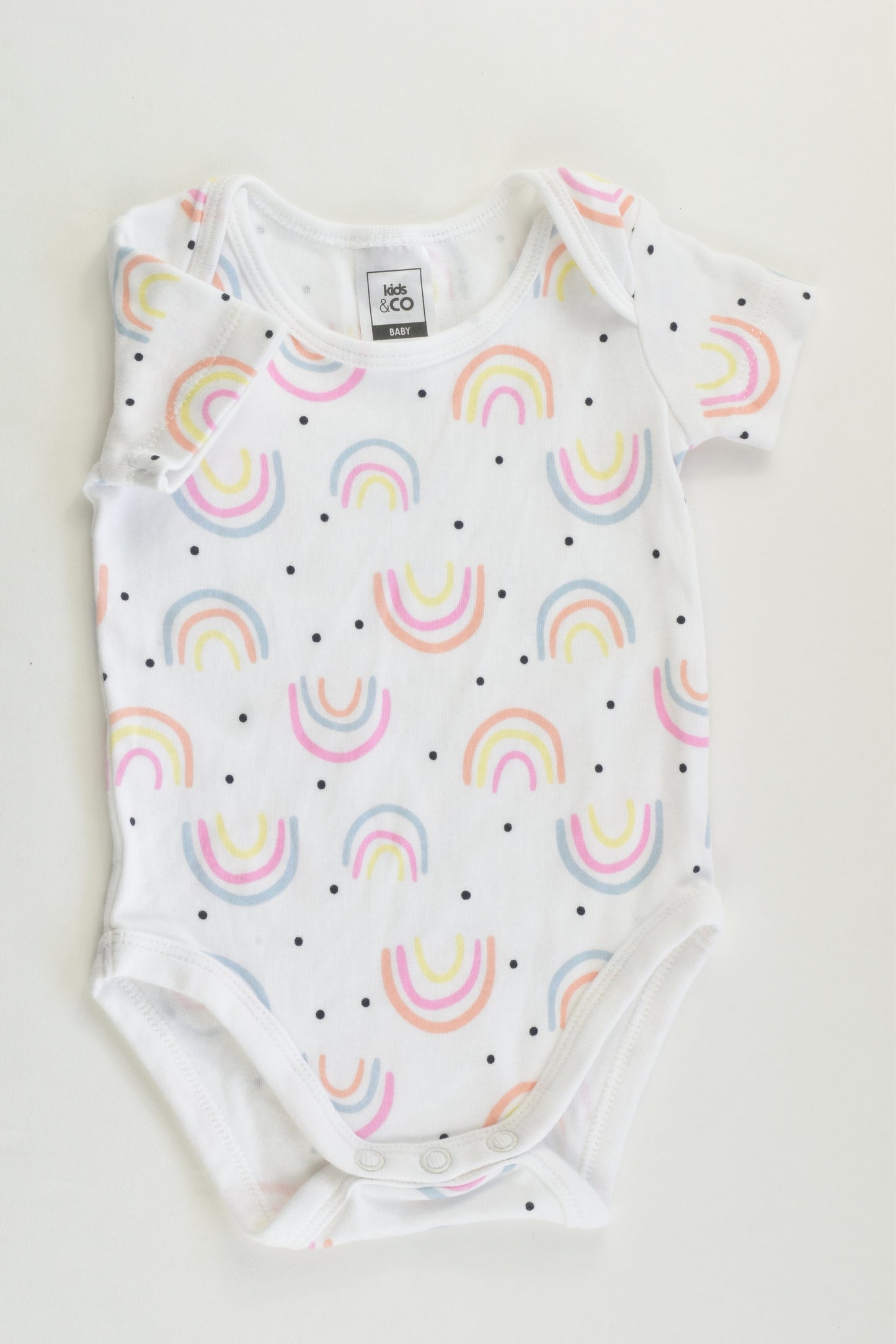 NEW Kids & Co Size 000 (0-3 months) Rainbow Bodysuit