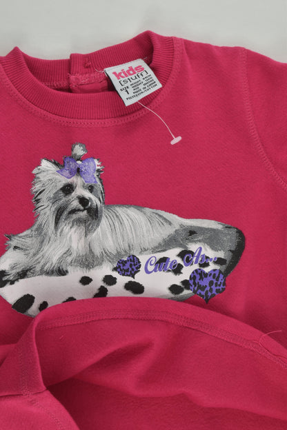 NEW Kids Stuff Size 1 'Cute As...' Sweater