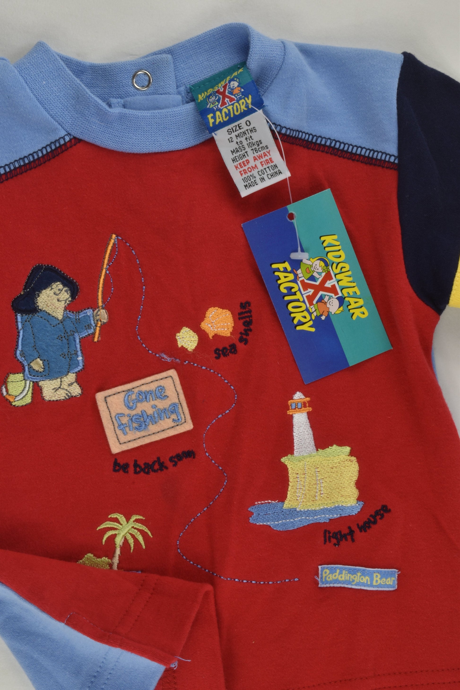 NEW Kidswear X Factory Size 0 (12 months) Vintage Paddington Bear T-shirt