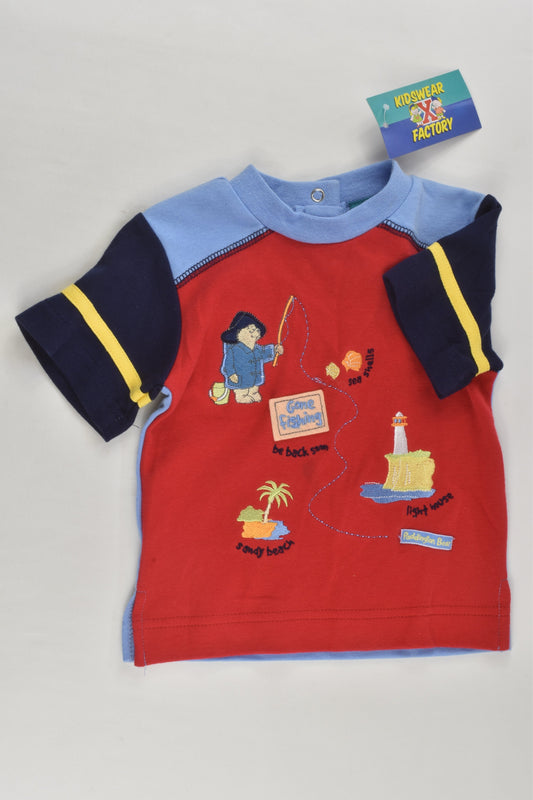 NEW Kidswear X Factory Size 0 (12 months) Vintage Paddington Bear T-shirt