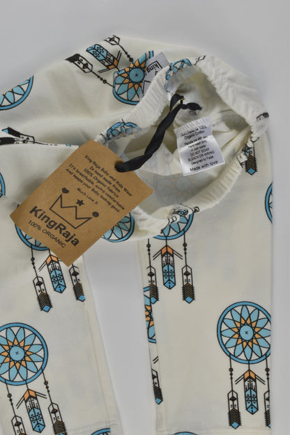 NEW King Raja Organics Size 1 Aztec Dreams Blue Pants