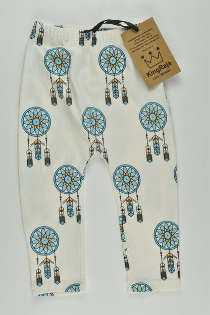 NEW King Raja Organics Size 1 Aztec Dreams Blue Pants