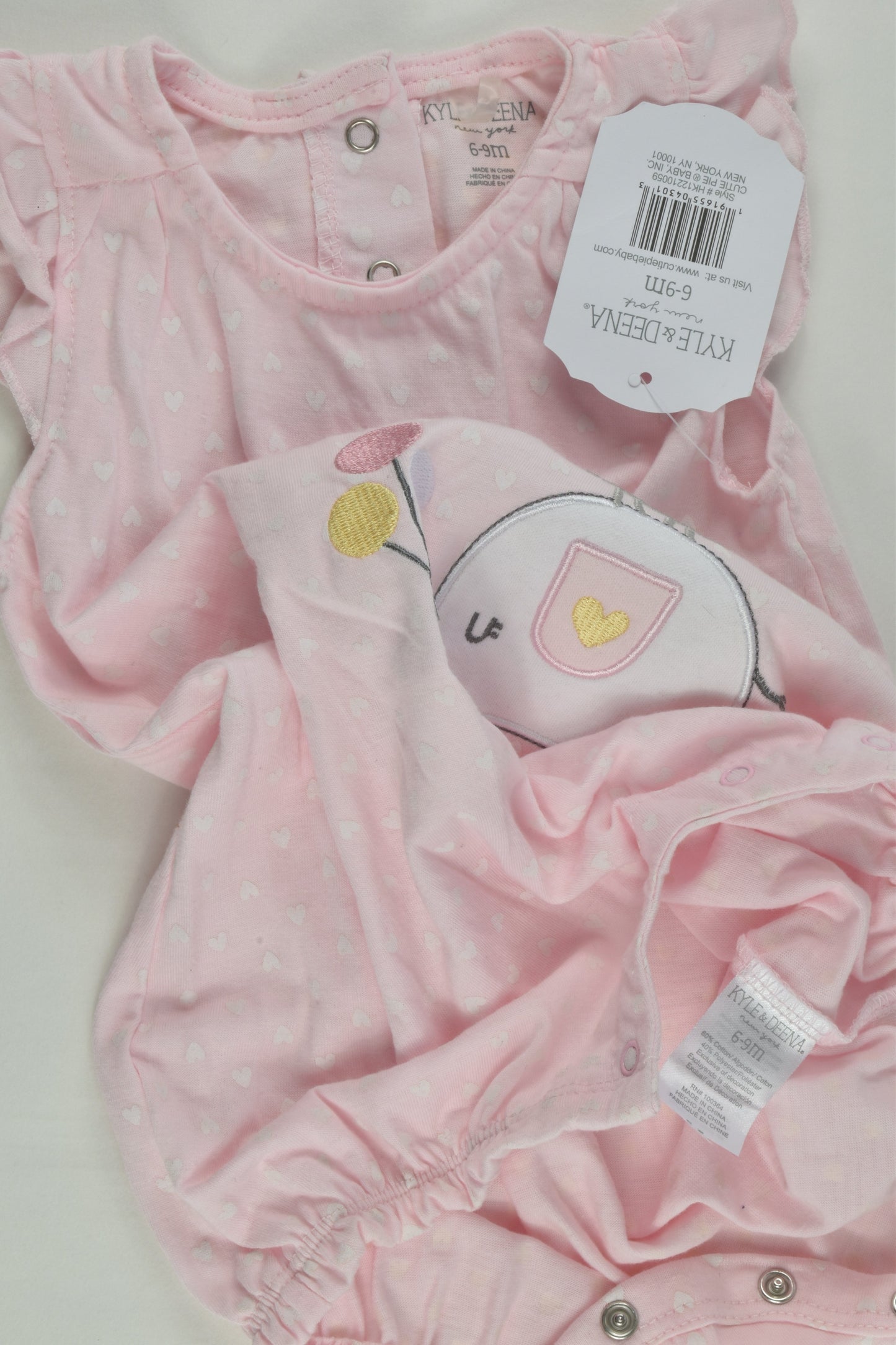 NEW Kylie & Deena Size 0 (6-9 months) Elephant and Tortoise Summer Romper