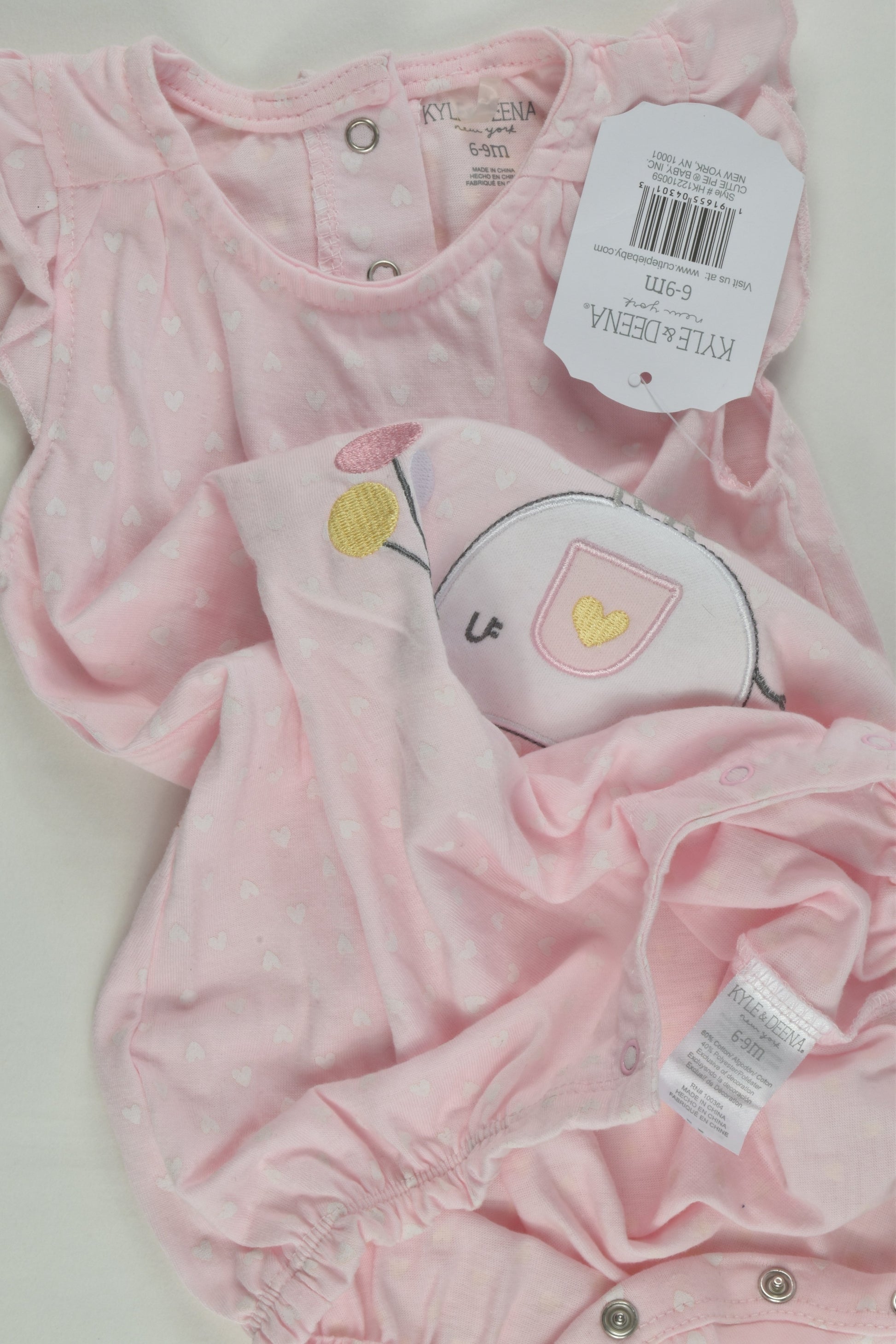 NEW Kylie & Deena Size 0 (6-9 months) Elephant and Tortoise Summer Romper