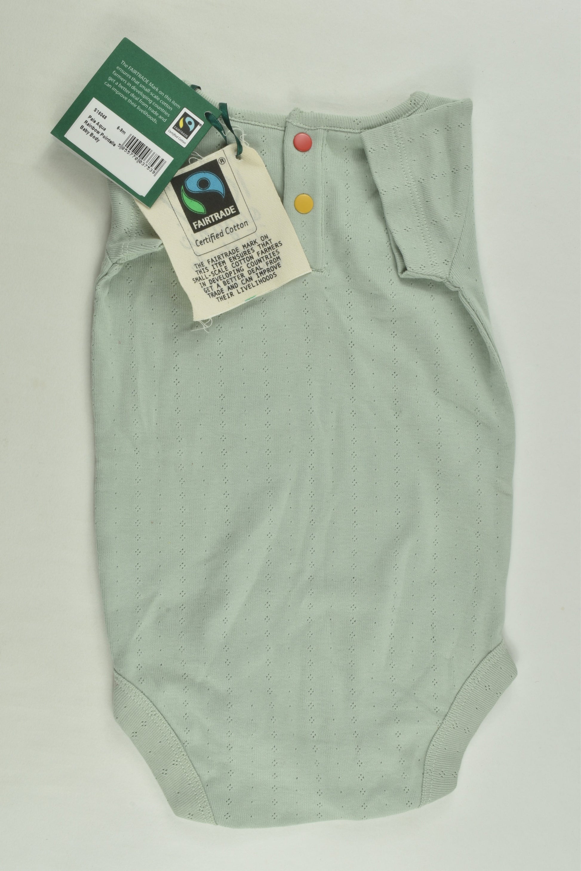 NEW Little Green Radicals Size 0 (72 cm) Rainbow Bodysuit