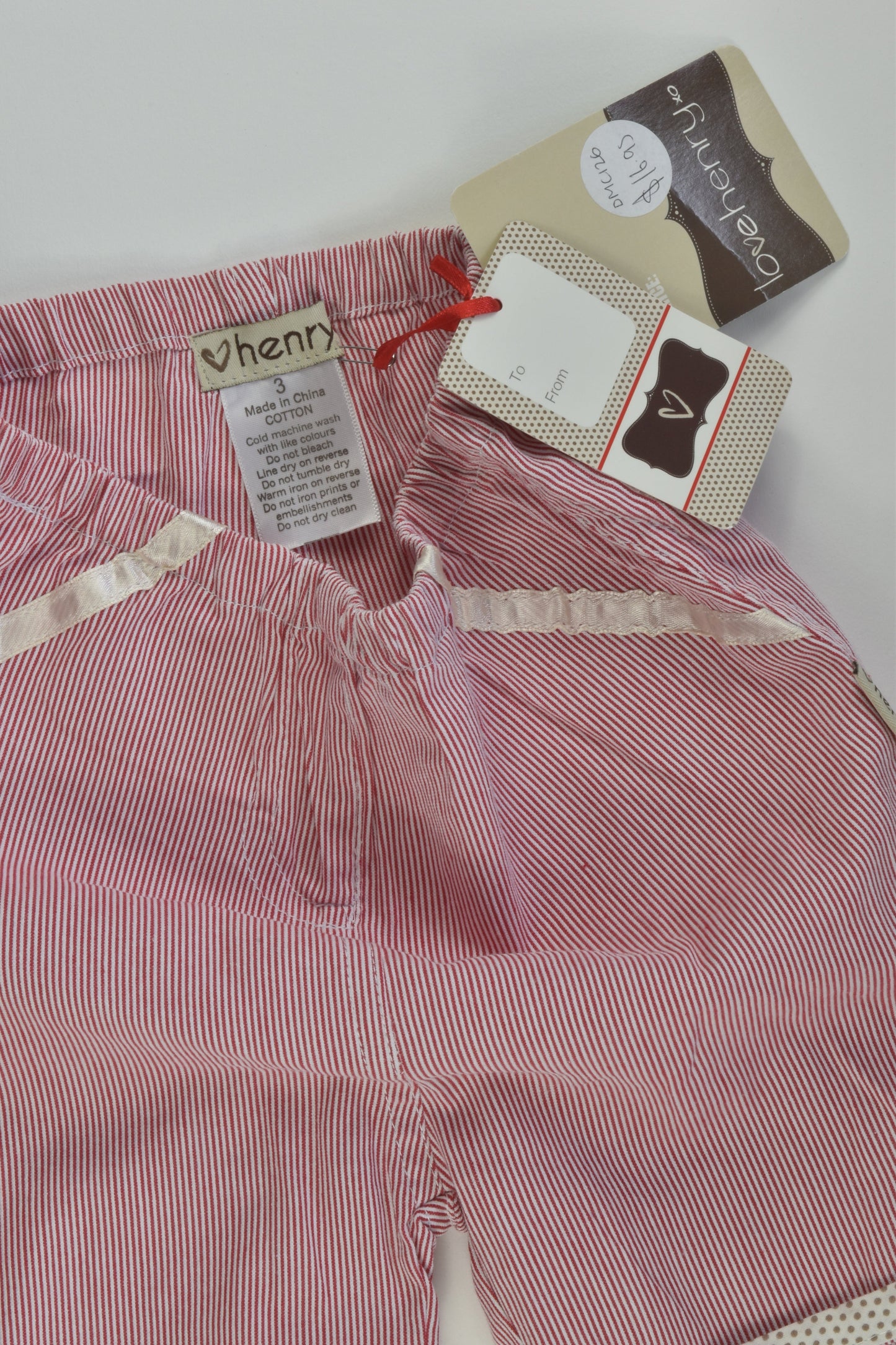 NEW Love Henry Size 3 Shorts