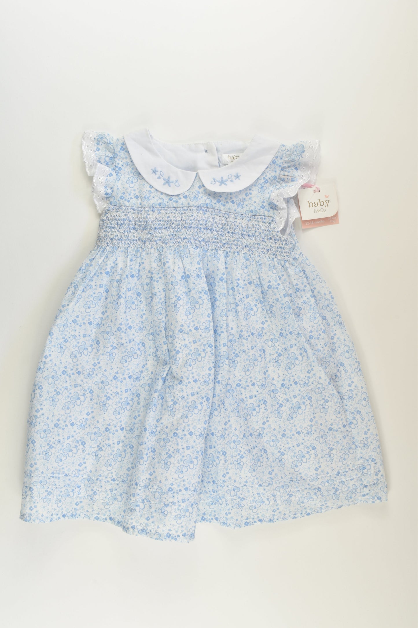 NEW M&Co Size 1 Lined Smocked Dress