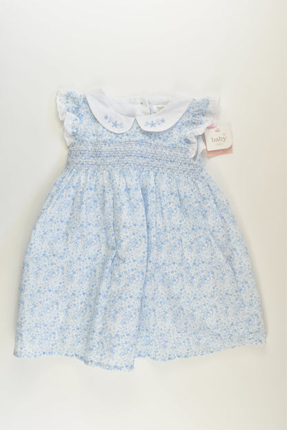 NEW M&Co Size 1 Lined Smocked Dress
