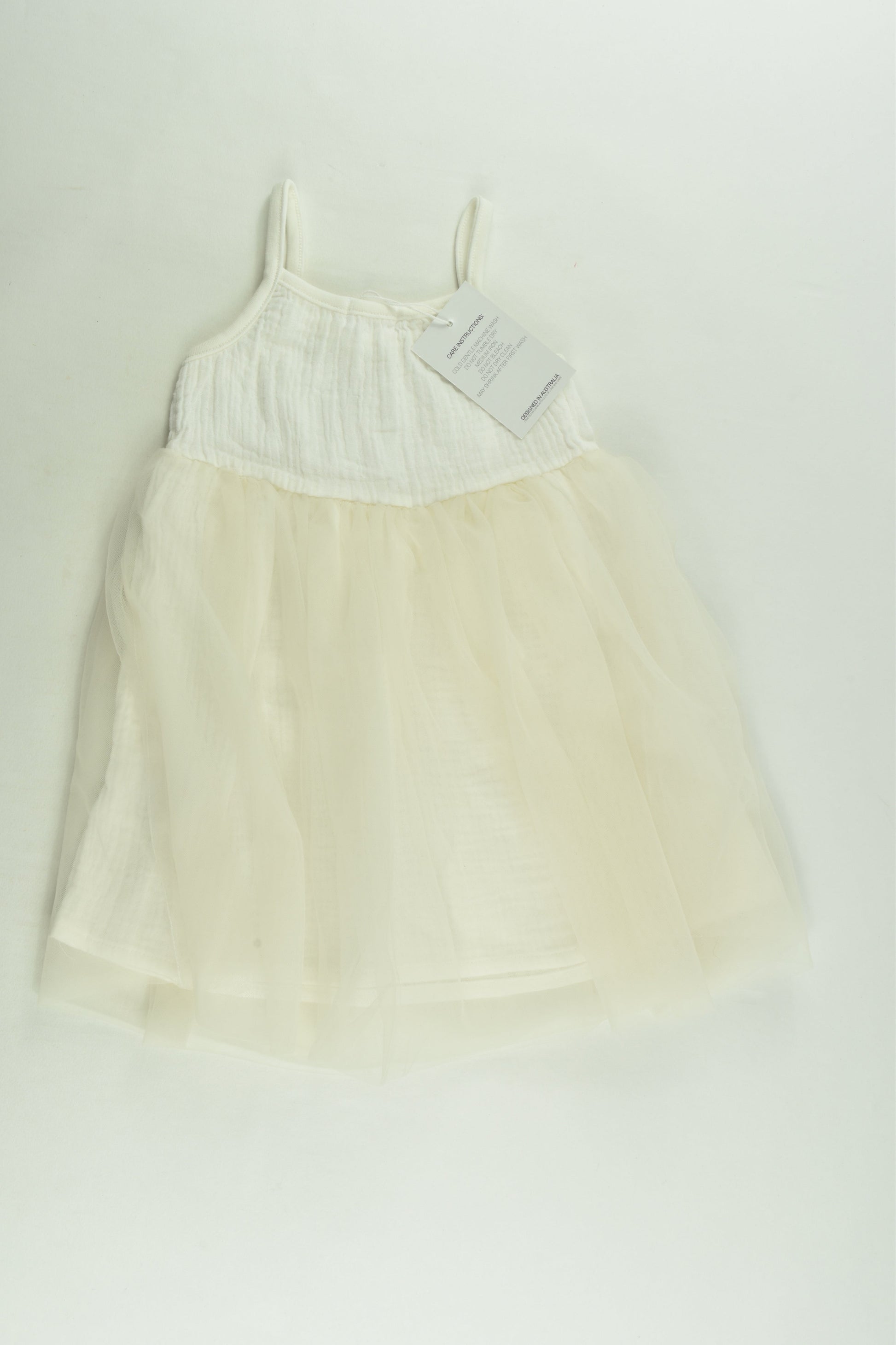 NEW MaMer Size 0-1 Muslin Tulle Dress
