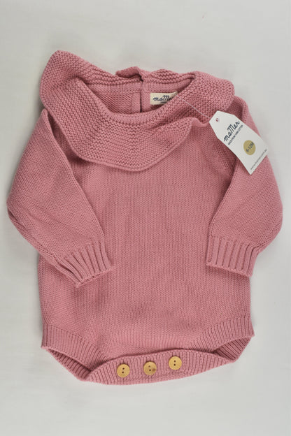 NEW MaMer Size 0 Knit Romper