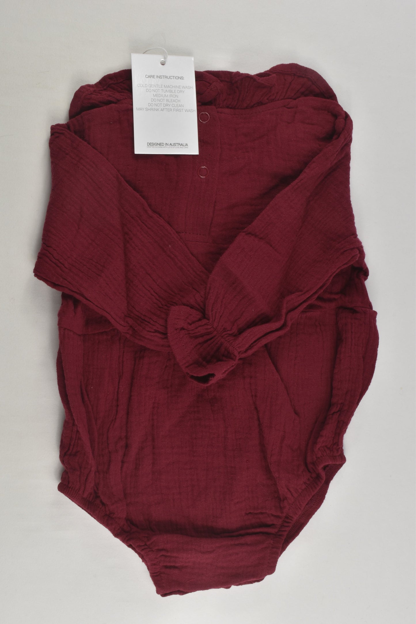 NEW MaMer Size 1-2 Muslin Romper