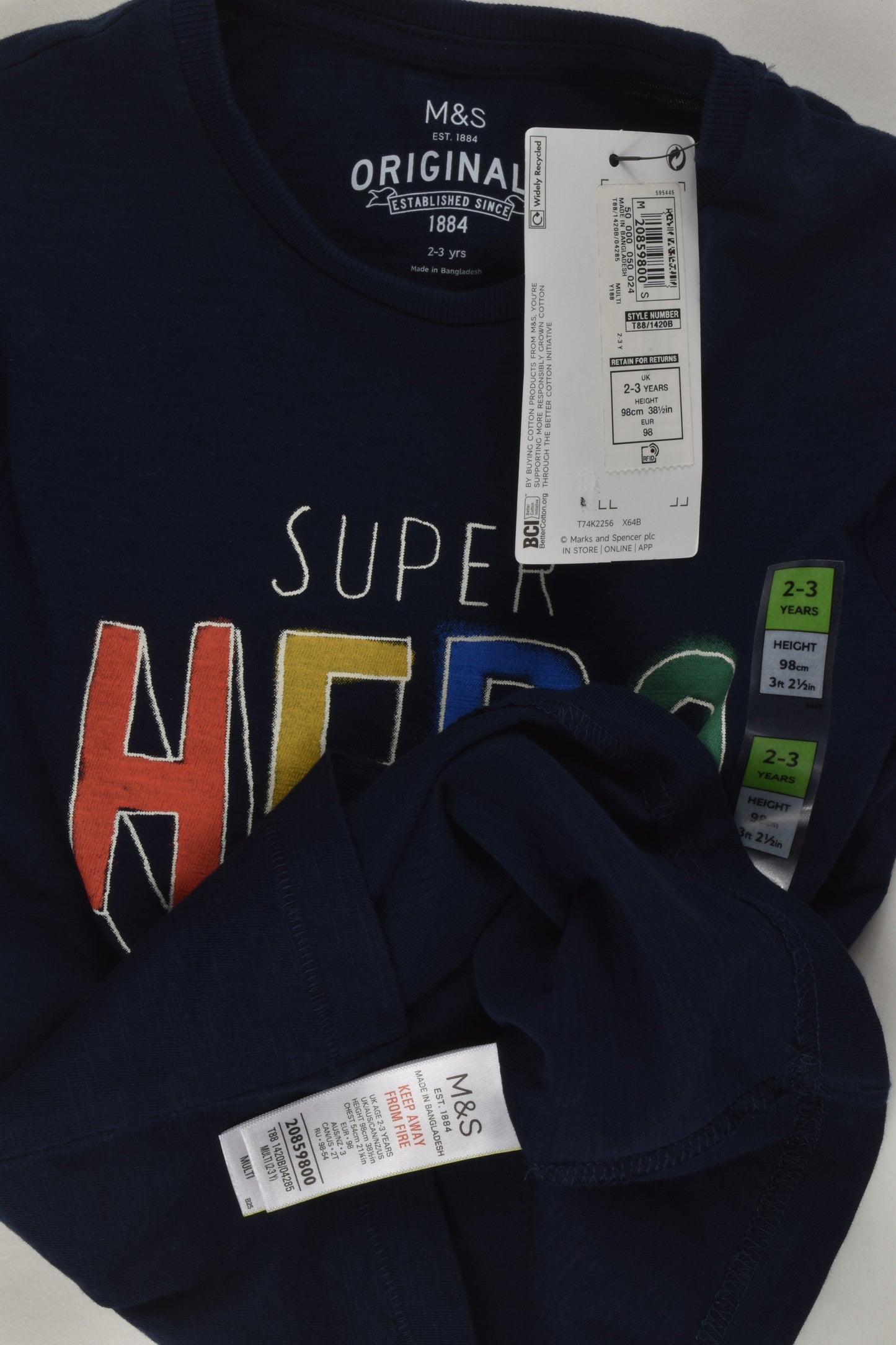 NEW Marks & Spencer Size 2-3 'Hero' Top