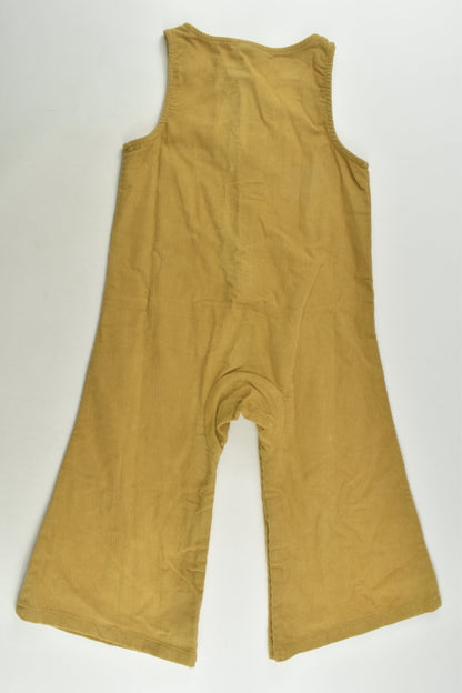 NEW Marlow and Mae Size 3 Mustard Lightweight Cord Overalls