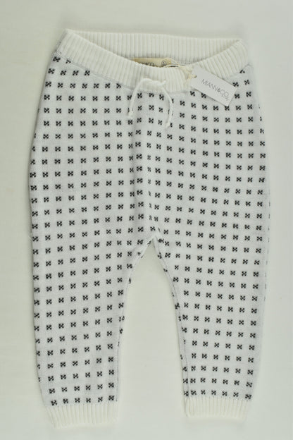 NEW Miann & Co Size 0 Knit Pants