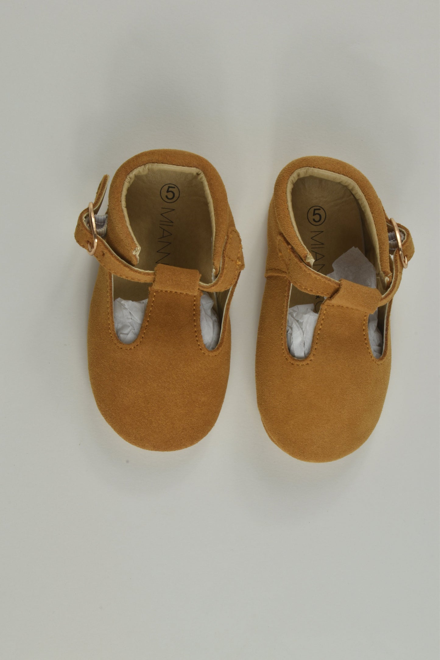 NEW Miann & Co Size 5 Brown Soft Sole Leather Shoes