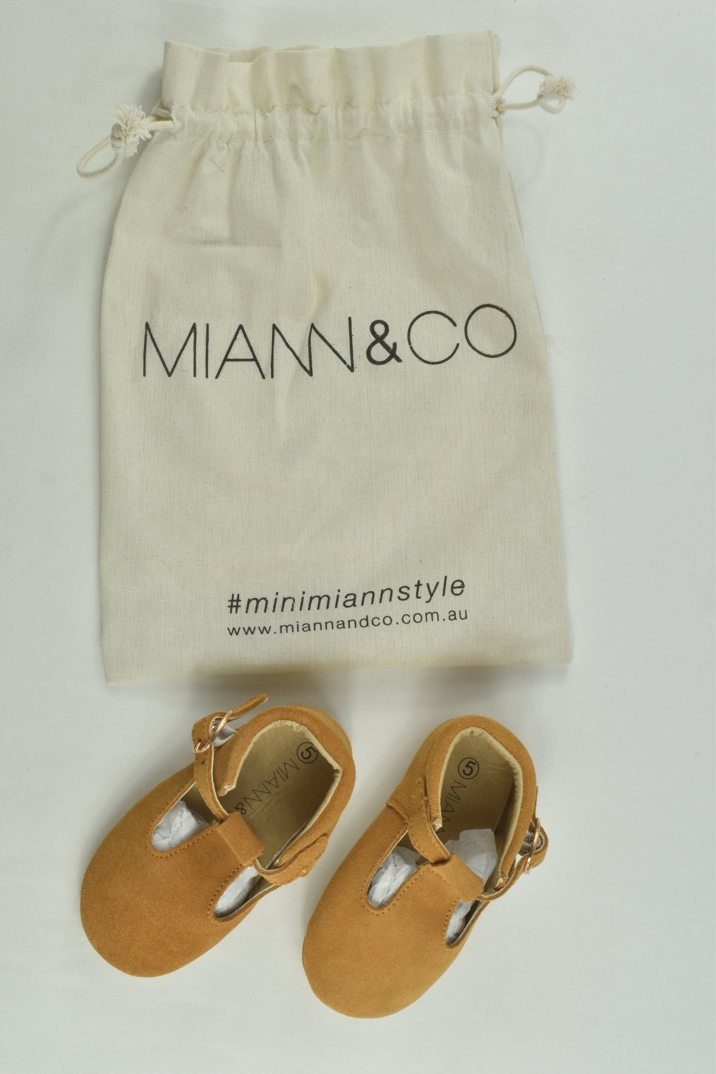 NEW Miann & Co Size 5 Brown Soft Sole Leather Shoes