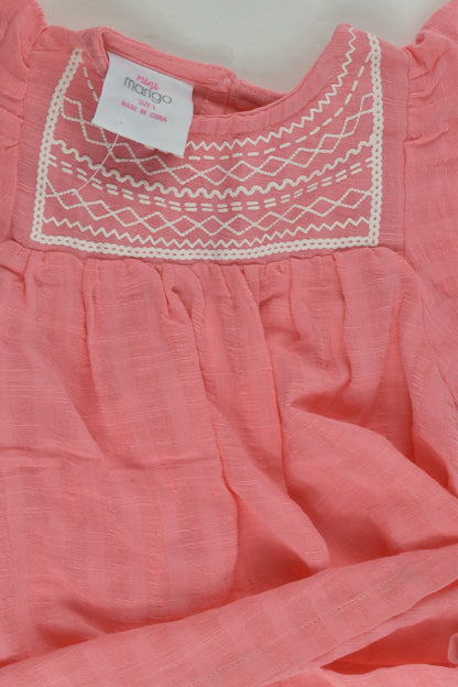NEW Mini Mango Size 1 Muslin Dress