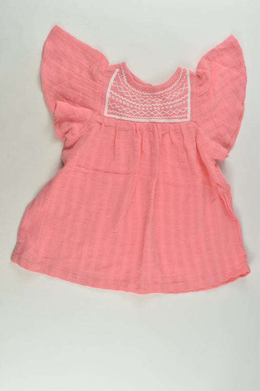 NEW Mini Mango Size 1 Muslin Dress