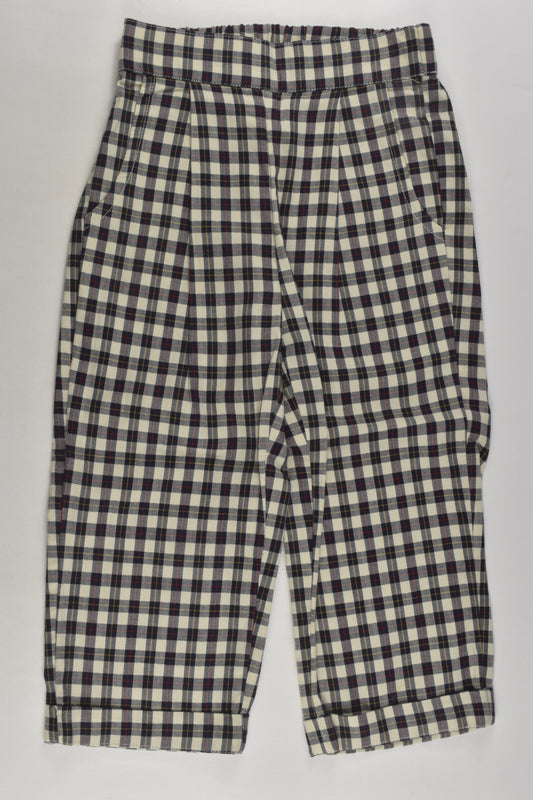NEW Monoprix Kids Size 4 Checked Pants