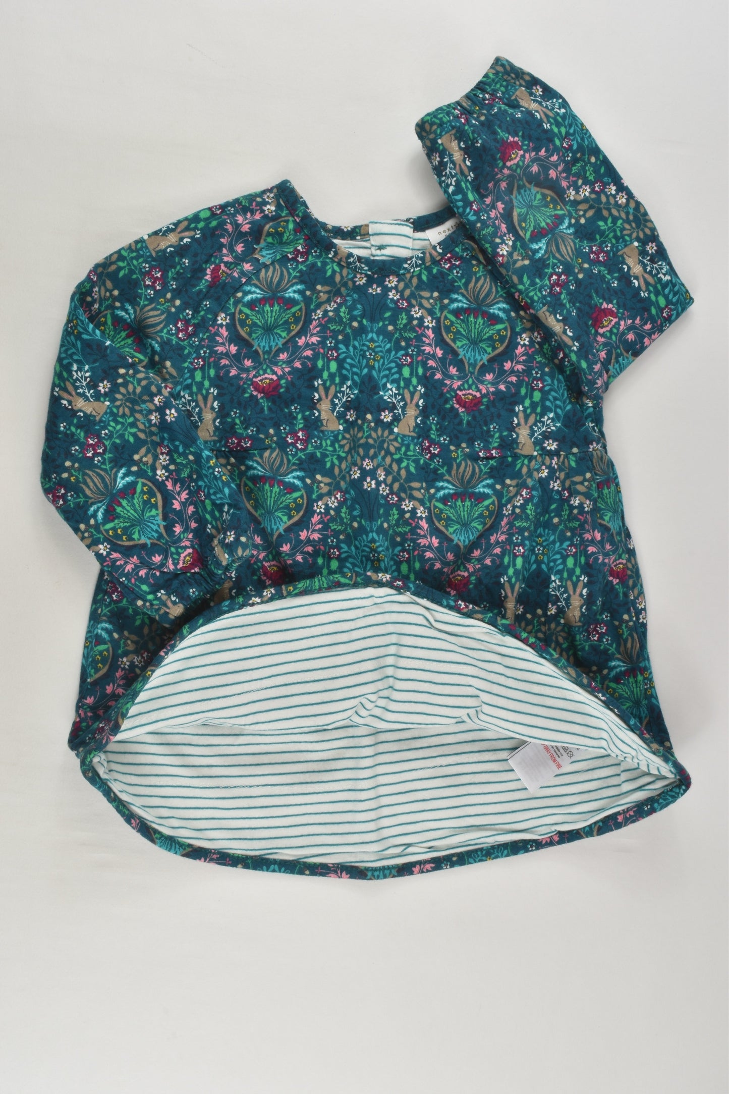 NEW Next Size 0 (9-12 months) Lined Rabbit in Forest Dress