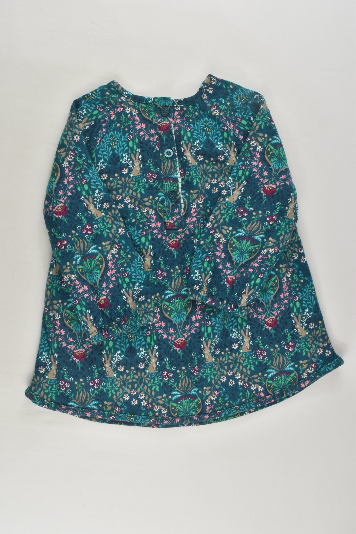 NEW Next Size 0 (9-12 months) Lined Rabbit in Forest Dress