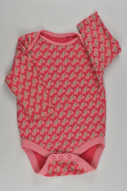 NEW Next Size 00 (3-6 months) Retro Print Dogs Bodysuit