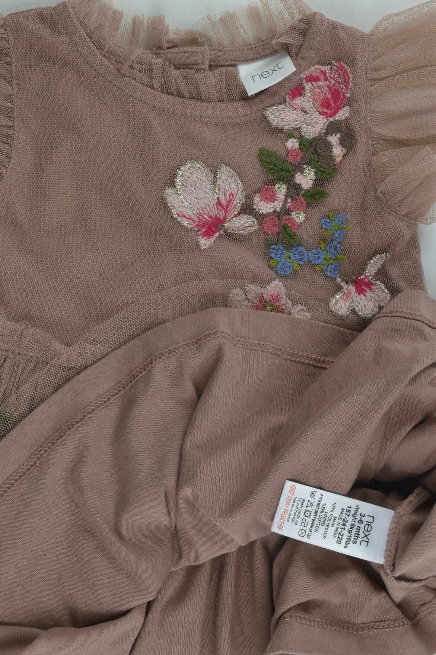 NEW Next Size 00 Embroidery Dress